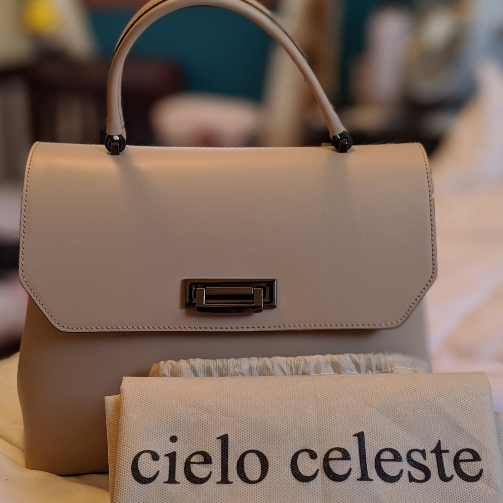 Cielo Celeste Beige Handbag